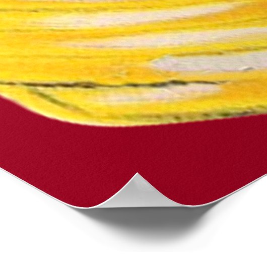 Niedliche Funny Weird Light Bulb Herzenslust Poster (Ecke)