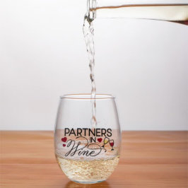 Niedliche Funny Wine Puns Weinglas Ohne Stiel