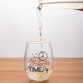 Niedliche Funny Wine Puns Weinglas Ohne Stiel