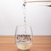 Niedliche Funny Wine Puns Weinglas Ohne Stiel