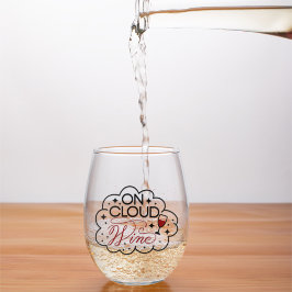 Niedliche Funny Wine Puns Weinglas Ohne Stiel