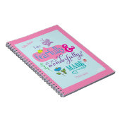 Niedliche Furcht und wunderbar Made Bible Verse Notizblock (Rechte Seite)