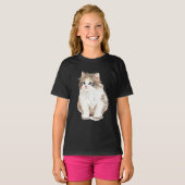 Niedliche Furry Cat T-Shirt (Vorne ganz)