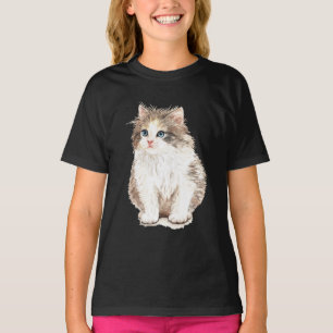 Niedliche Furry Cat T-Shirt