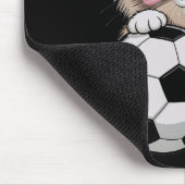 Niedliche Fußball Birman Einfach Mädchen das Katze Mousepad (Ecke)