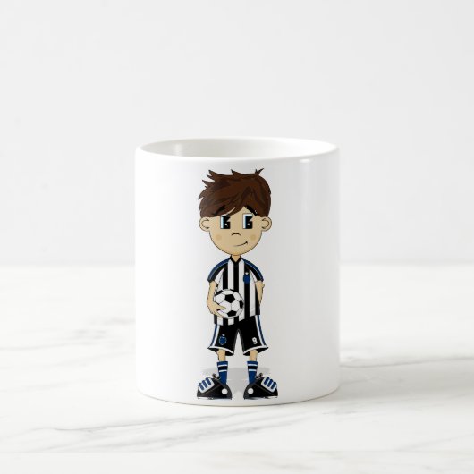 Niedliche Fußball-Jungen-Tasse Kaffeetasse (Mittel)