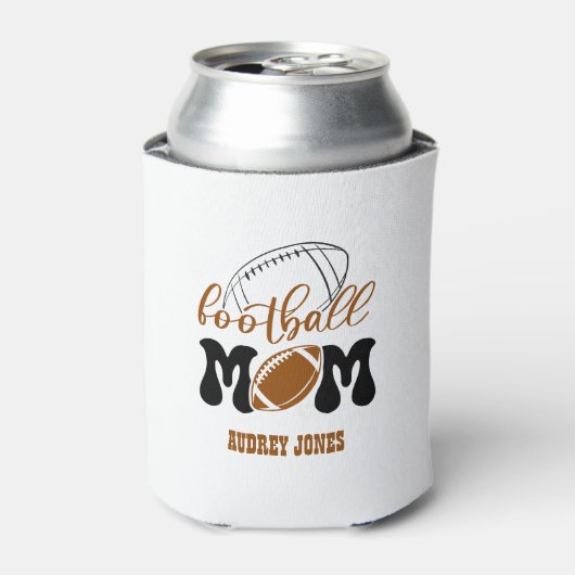 Niedliche Fußball-Mama Dosenkühler (Kanne Vorderseite)