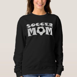 Niedliche Fußball-Mama Frauensport Sweatshirt