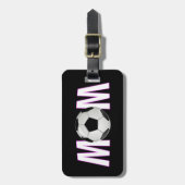 Niedliche Fußball-Mama Gepäckanhänger (Vorderseite vertikal)