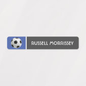 Niedliche Fußballkids nennen Farbenspiel Etiketten (Design 1)