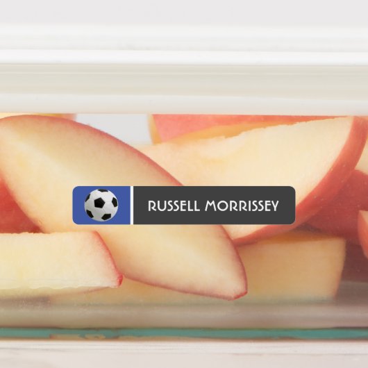 Niedliche Fußballkids nennen Farbenspiel Etiketten (Befestigt)