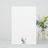 niedliche Fußballmannschaft Briefpapier (Stehend Vorderseite)