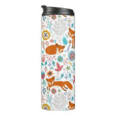 Niedliche Fußböden und Blume Thermosbecher (Nach rechts gedreht)