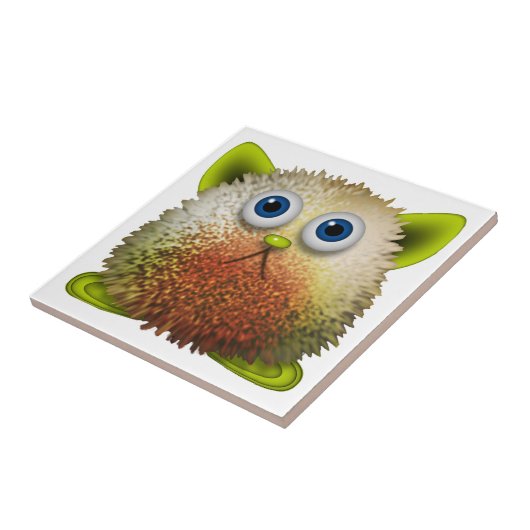 Niedliche Fuzzy Cartoon Art for All Fliese (Seite)