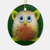 Niedliche Fuzzy Cartoon Art for All Keramik Ornament (Links)