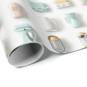 Niedliche Gadget-Symbole Geschenkpapier (Rolleneckpunkt)