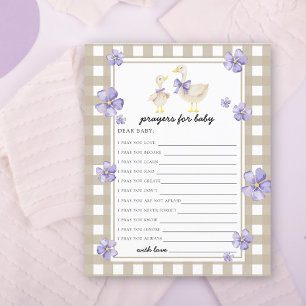 Niedliche Gans - Party   Gebete für das Baby