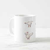 Niedliche Gänse � Süße Tier Kaffeetasse (Vorderseite Links)