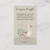 Niedliche Gänseblütenkarte Begleitkarte (Vorderseite)