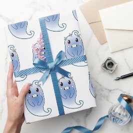 Niedliche Gänsehaut-Comic-Gaben Geschenkpapier