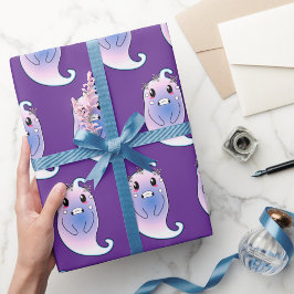 Niedliche Gänsehaut-Comic-Gaben Geschenkpapier