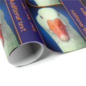Niedliche Gänsewand Personalisiert Geschenkpapier (Rolleneckpunkt)