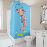 Niedliche Garnelen, Garnelen Cartoon
