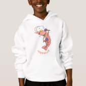 Niedliche Garnelen, Garnelen Cartoon Hoodie (Vorderseite)