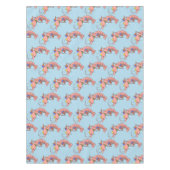 Niedliche Garnelen, Garnelen Cartoon Tischdecke (Vorderseite)