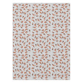 Niedliche Garnelen Kawaii Meeresfrüchte Tischdecke (Vorderseite)