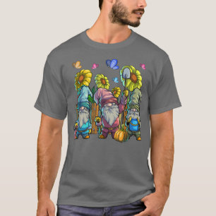 Niedliche Gartengärten mit Schmetterling Sonnenblu T-Shirt
