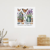 Niedliche Gartenliebhaber Poster (Küche)