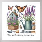 Niedliche Gartenliebhaber Poster (Vorne)