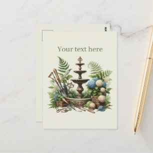 Niedliche Gartenliebhaber Postkarte