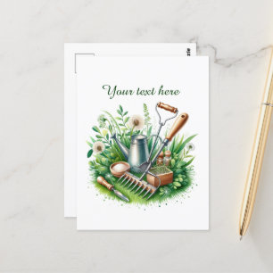 Niedliche Gartenliebhaber Postkarte