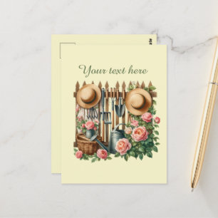 Niedliche Gartenliebhaber Postkarte