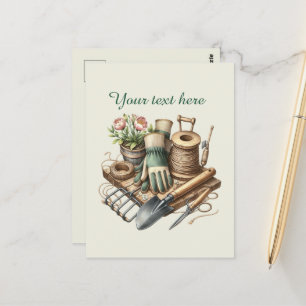 Niedliche Gartenliebhaber Postkarte