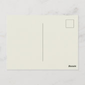 Niedliche Gartenliebhaber Postkarte (Rückseite)