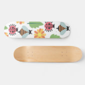 Niedliche Gartentiere Skateboard (Horizontal)