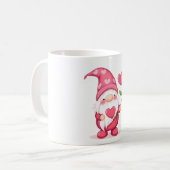 Niedliche Gartenzwerg-Kaffeetasse - Whimsical Flow Kaffeetasse (Vorderseite Links)