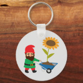 Niedliche Gartenzwerge Schlüsselanhänger (Vorderseite)