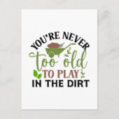 Niedliche Gärtnerkunst Postkarte (Vorderseite)