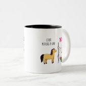 Niedliche Gastgeschenk Hochzeit für Schwiegermutte Zweifarbige Tasse (VorderseiteRechts)