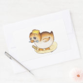 Niedliche Gebackene Ente Sticker (Umschlag)