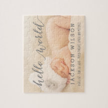 Niedliche Geburtserklärung von Baby