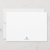 Niedliche Geburtshinweis-Fotokarte Ankündigung (Rückseite)