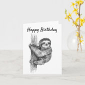 Niedliche Geburtskarte des Slots Karte (Gelbe Blume)