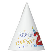 Niedliche Geburtstag Bärenalter 2 Partyhütchen (Links)