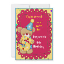 Niedliche Geburtstag Bärenalter 5