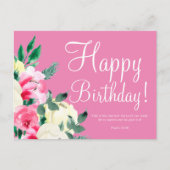 Niedliche Geburtstag Bible Verse Postkarte (Vorderseite)